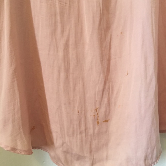 Forever 21 Plain flowy v-Neck Pink blouse - Picture 6 of 6